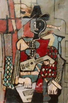 Arlequín3 1917 cubismo Pablo Picasso Pinturas al óleo